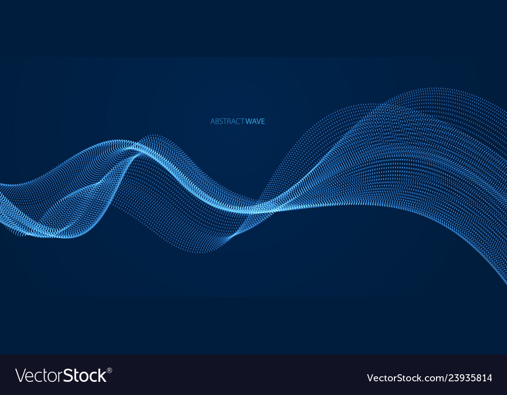 Dynamic Particle Flow - Dark Background