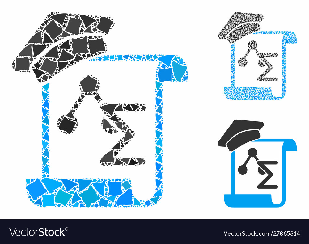 Knowledge manuscript composition icon bumpy