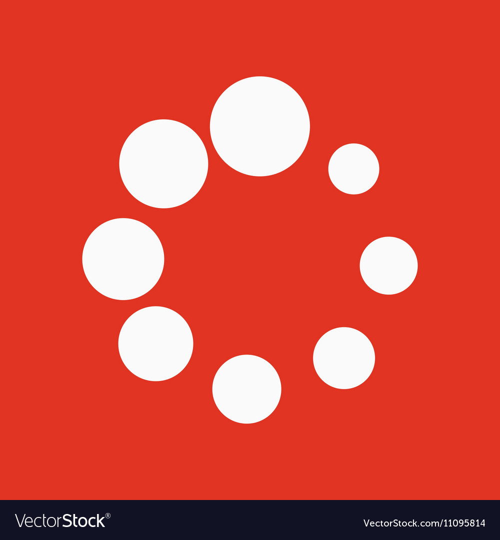 Loading icon load symbol flat