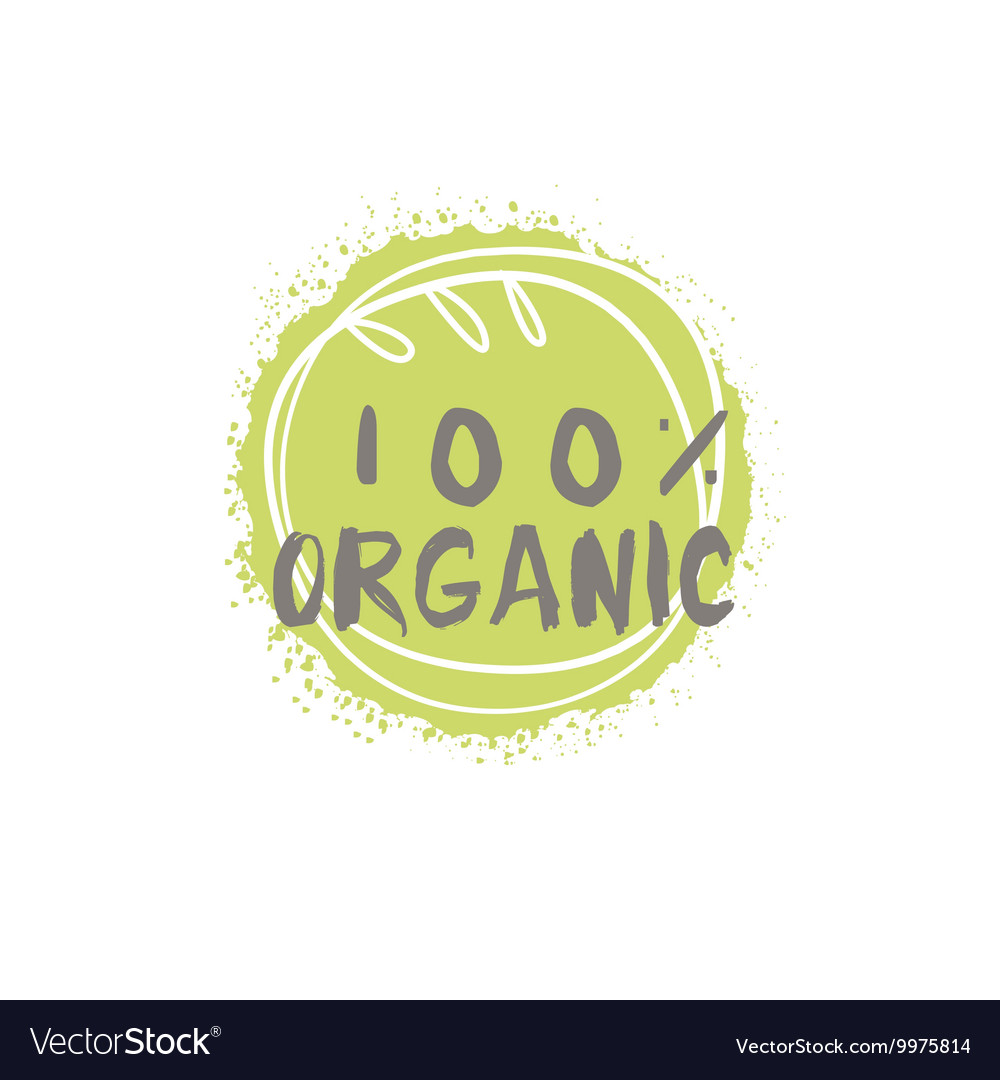 Percent organic food label