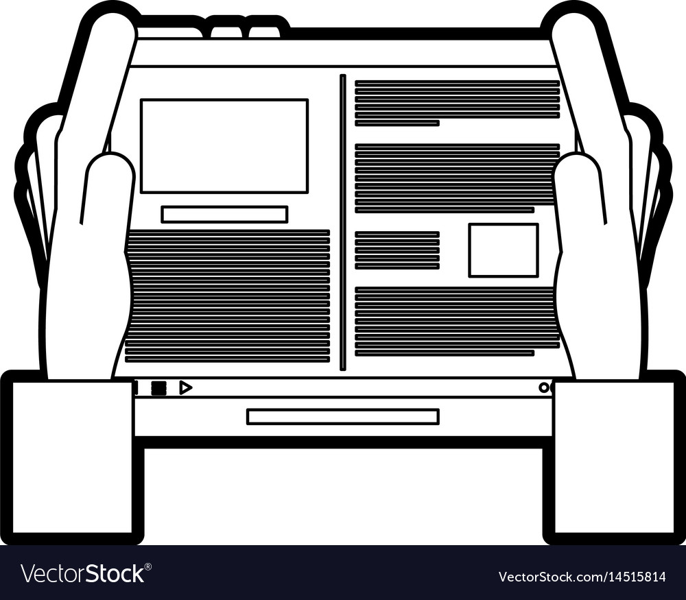 Tablet with document on screen icon image