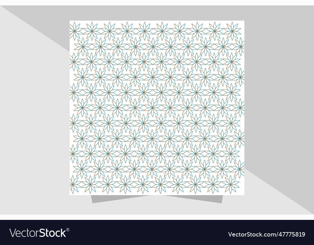 Abstract pattern template design