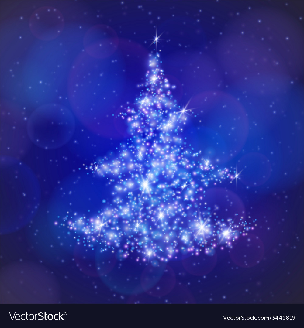 christmas tree made of