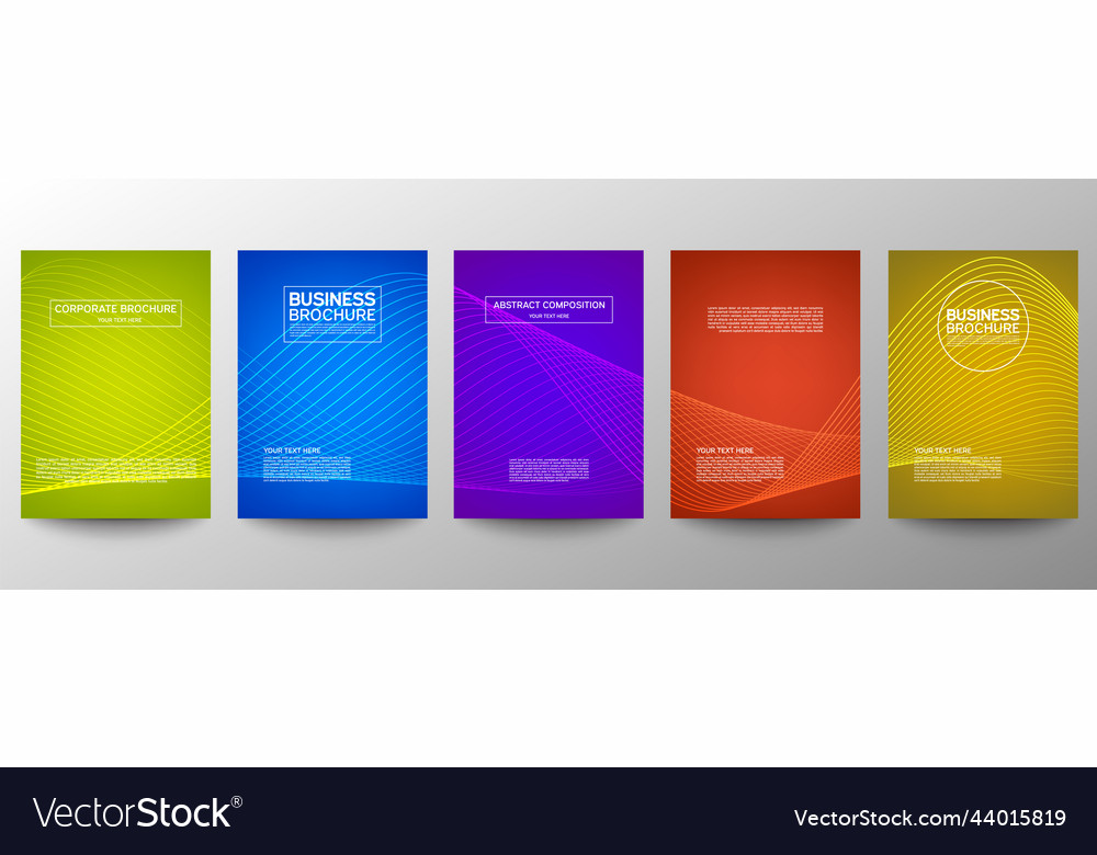 Cover geometric minimal set abstract line pattern vector image Cover geometric minimal set abstract line pattern