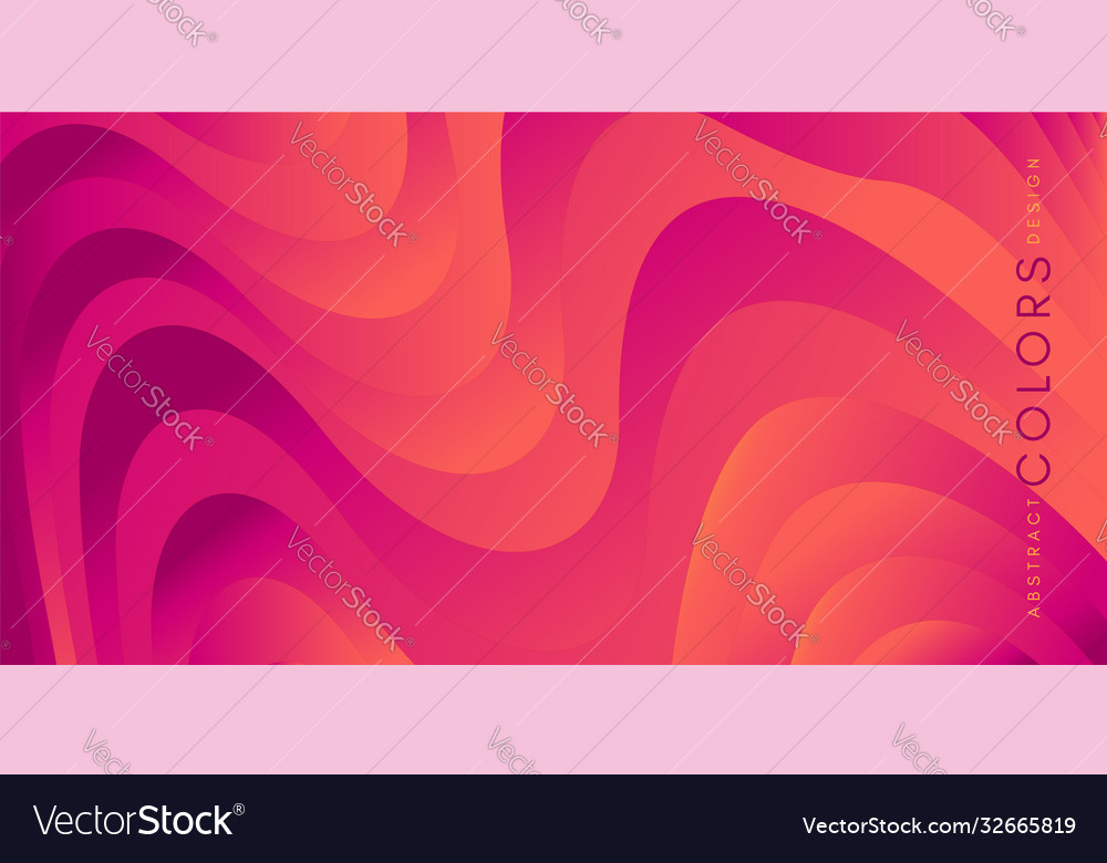 Dynamic Red Wavy Abstract Background