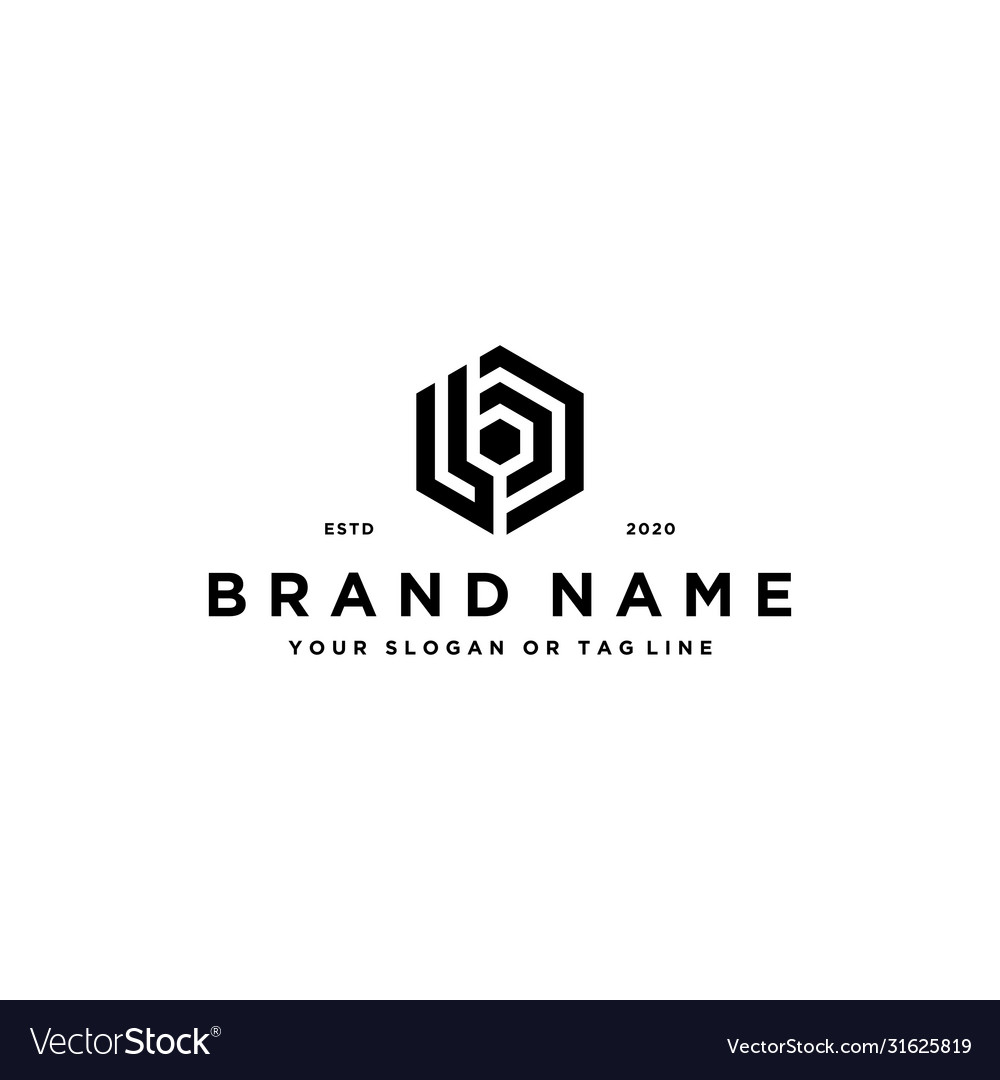 Letter lb logo design