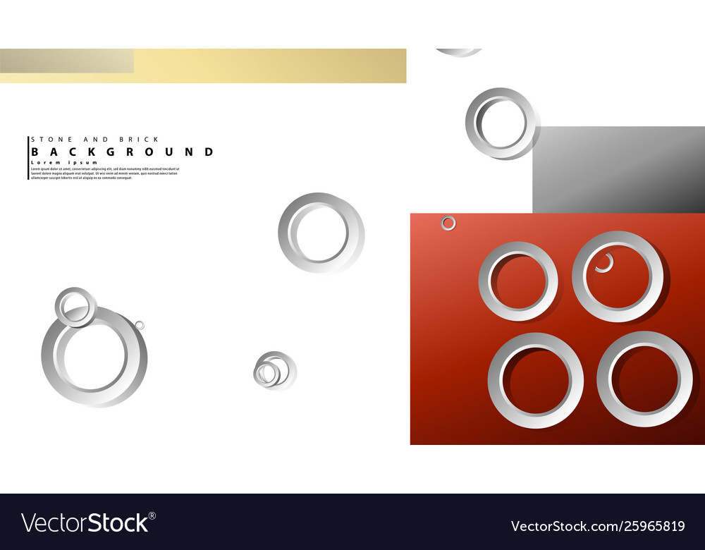 Ring abstract rectangular background with drop vector image Ring abstract rectangular background with drop