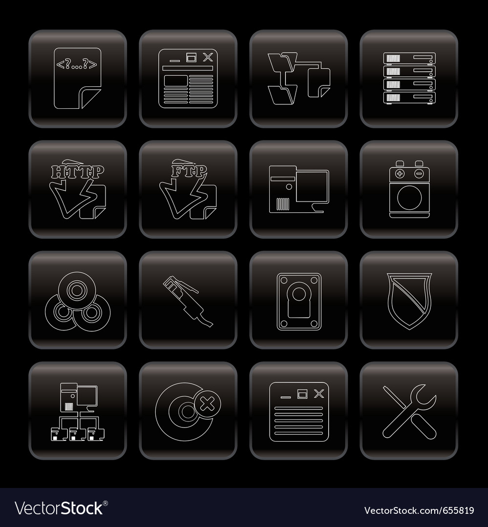 Server Icons - Computer & Network