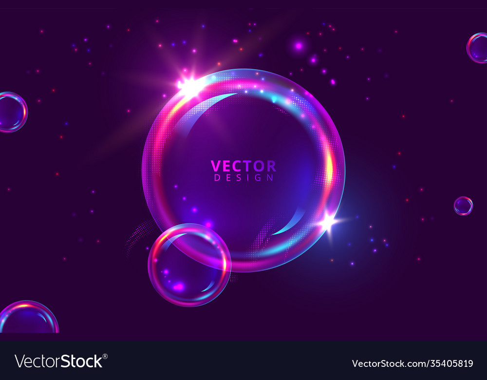 Sphere background concept pattern with glowing Vector Image Sphere background concept pattern with glowing