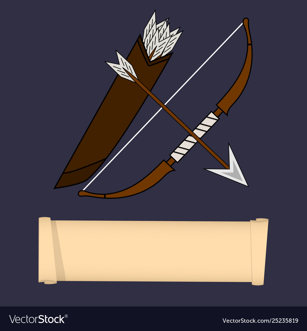Template game character class ranger scout vector image Template game character class ranger scout