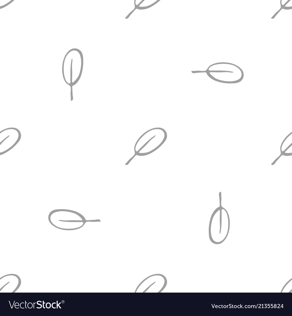 Autumn seamless pattern vector image Autumn seamless pattern