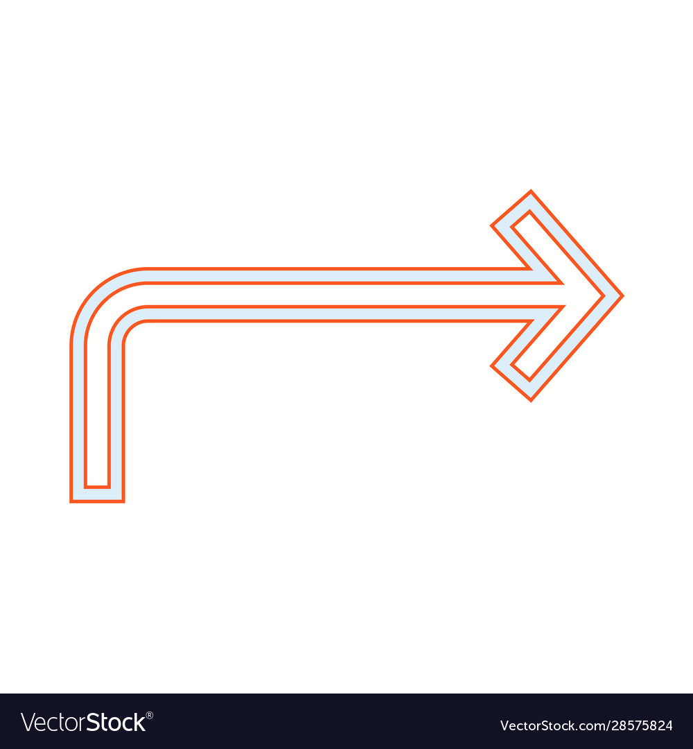 Schön nach links Pfeillinie Symbol