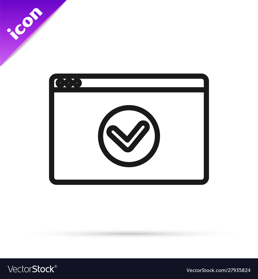 Black line secure your site with https ssl icon vector image Black line secure your site with https ssl icon