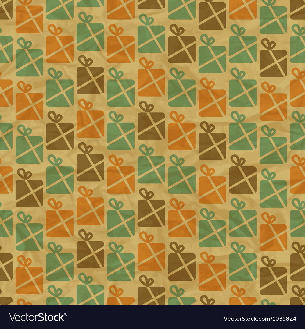 Retro Christmas Gift Pattern