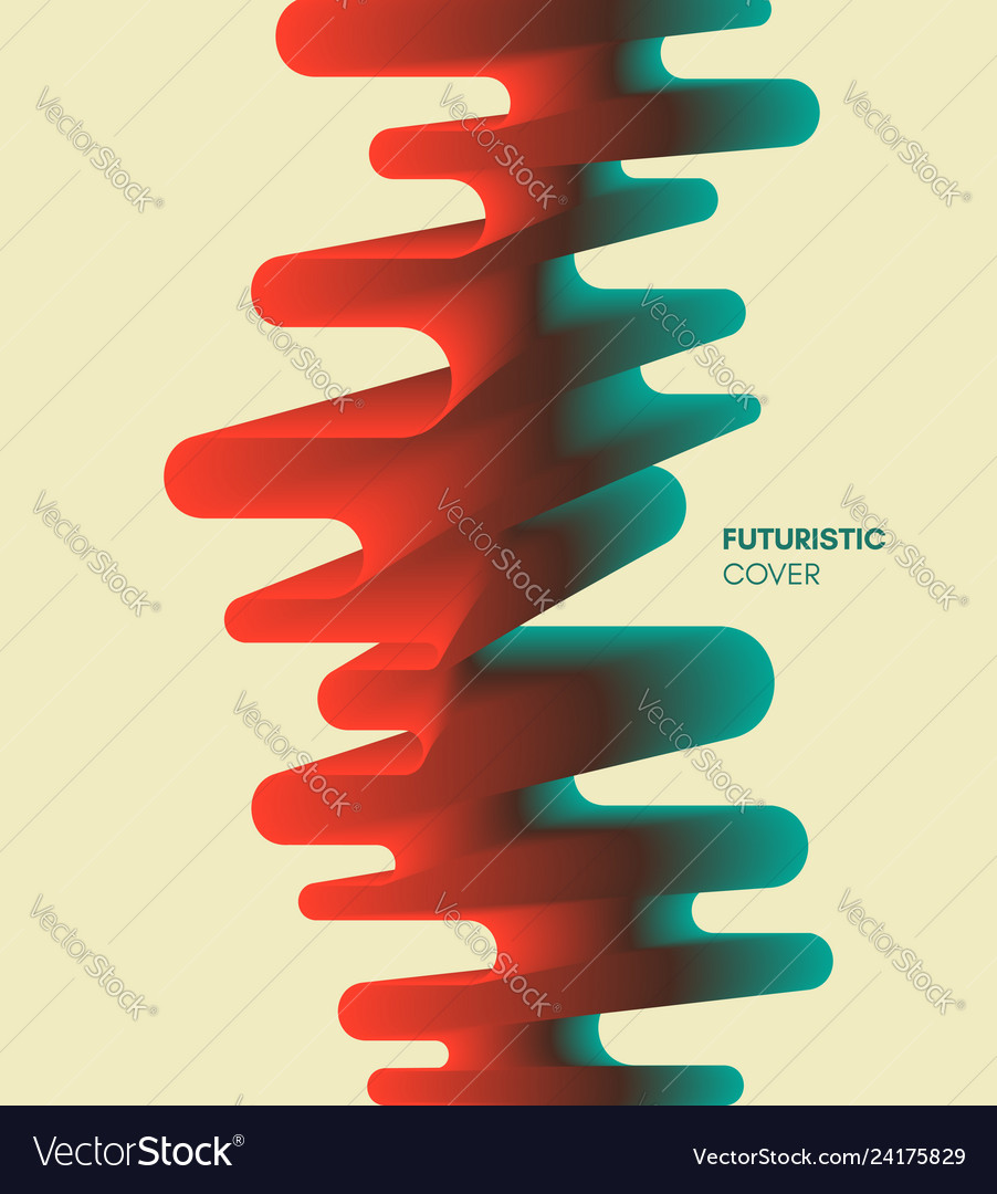 Abstrakte wavy Hintergrund für Banner Flyer Poster Vector Image Abstrakte wavy Hintergrund für Banner Flyer Poster