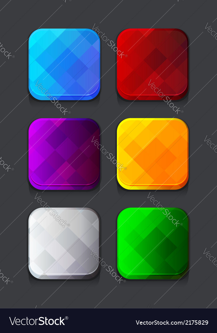 Empty web icons set