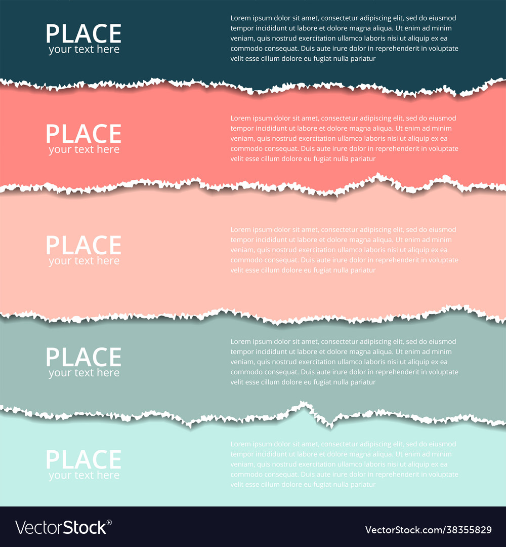 Torn paper background with space for text