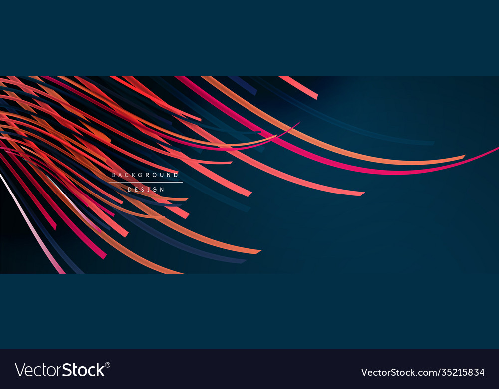Abstract colorful lines background Vector Image Abstract colorful lines background