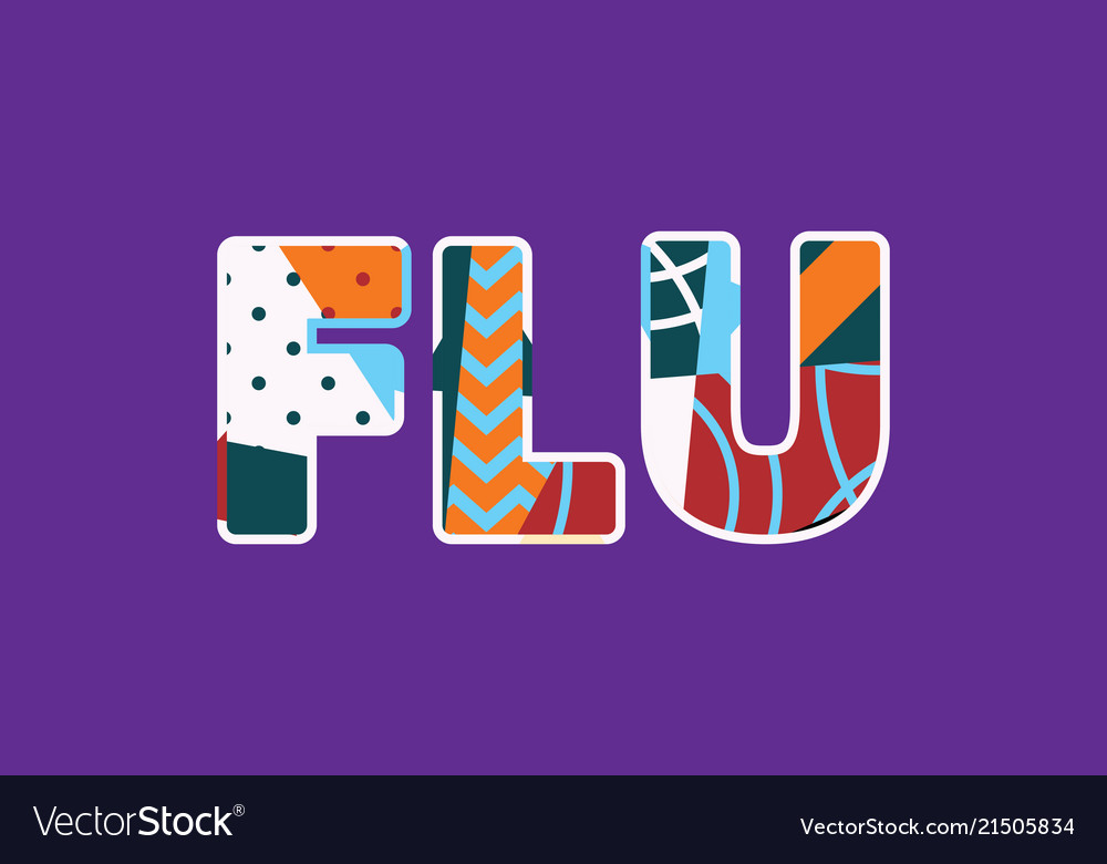 flu-concept-word-art-royalty-free-vector-image