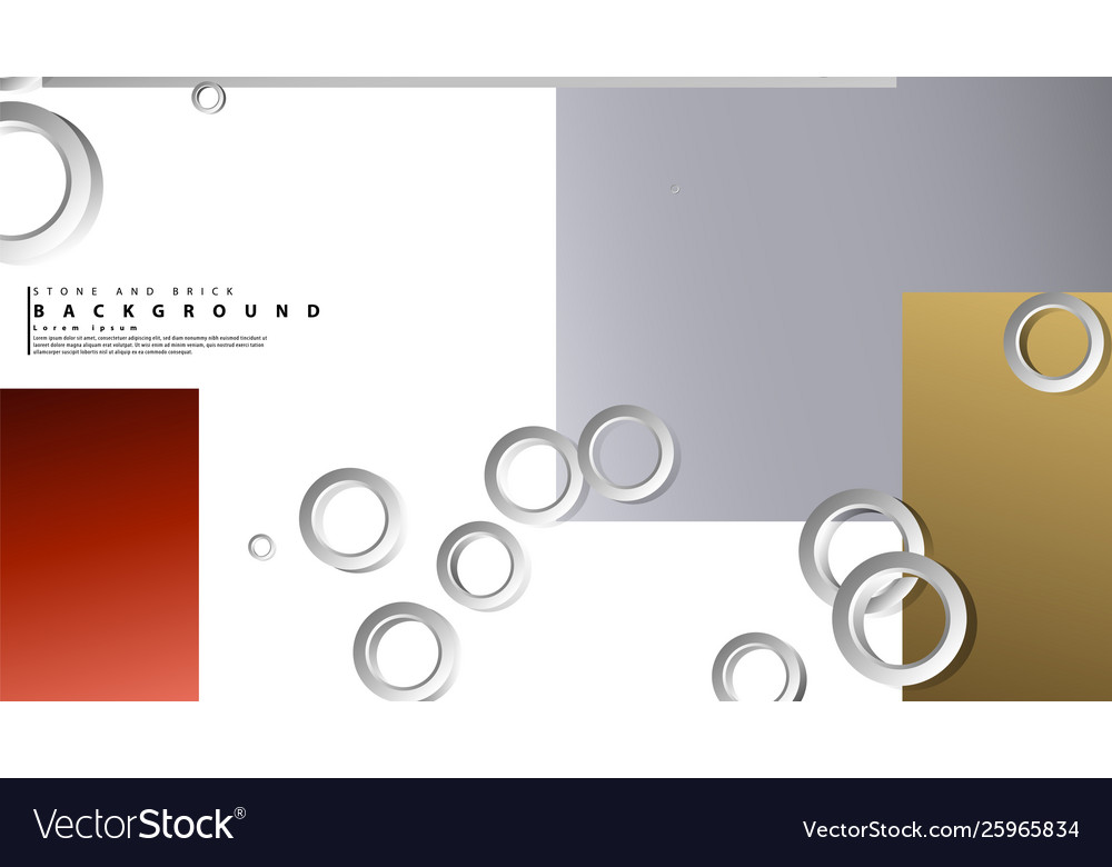 Ring abstract rectangular background with drop vector image Ring abstract rectangular background with drop