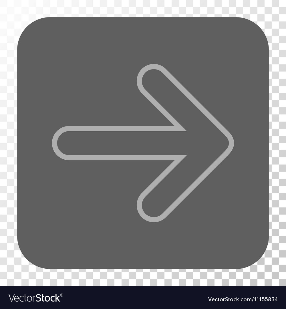 Rounded arrow right square button