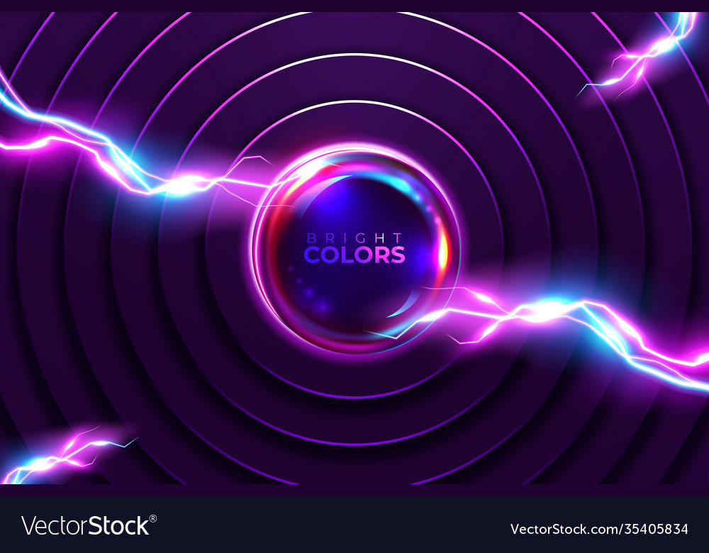 Sphere background concept pattern with glowing