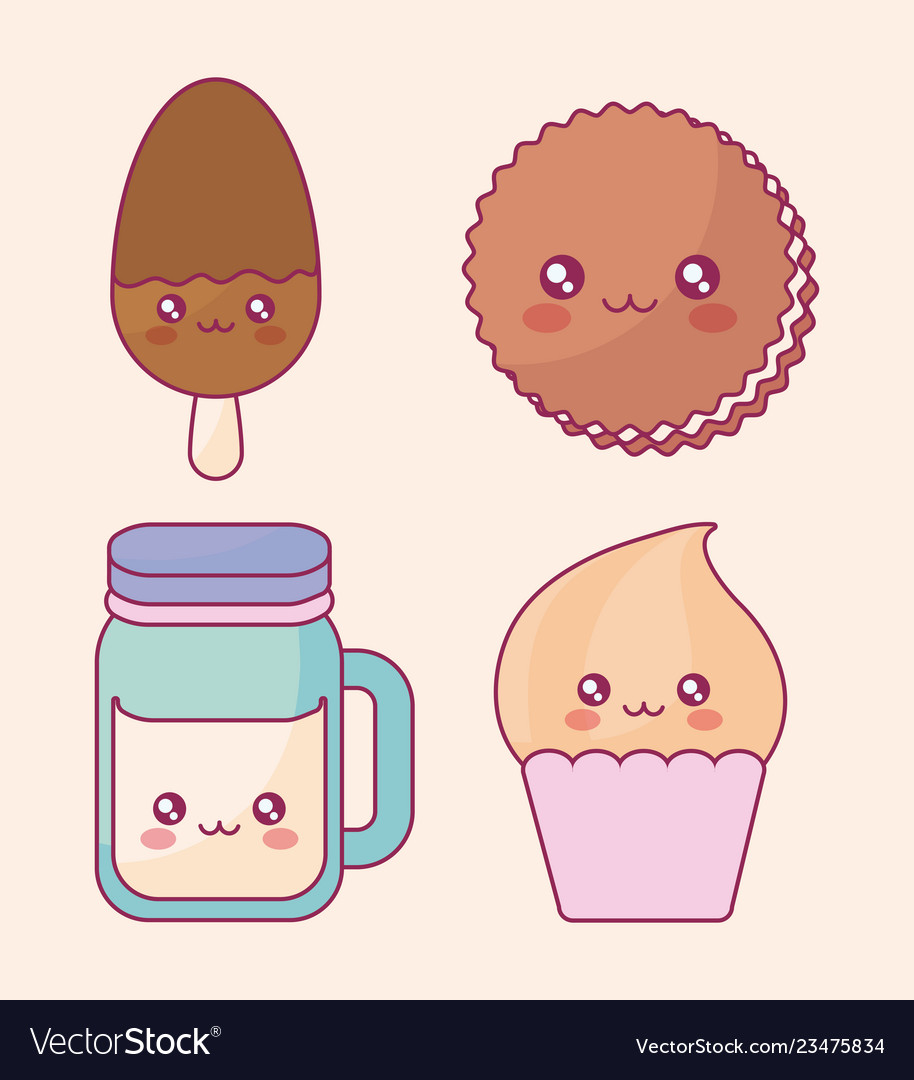 Sweet products kawaii characters