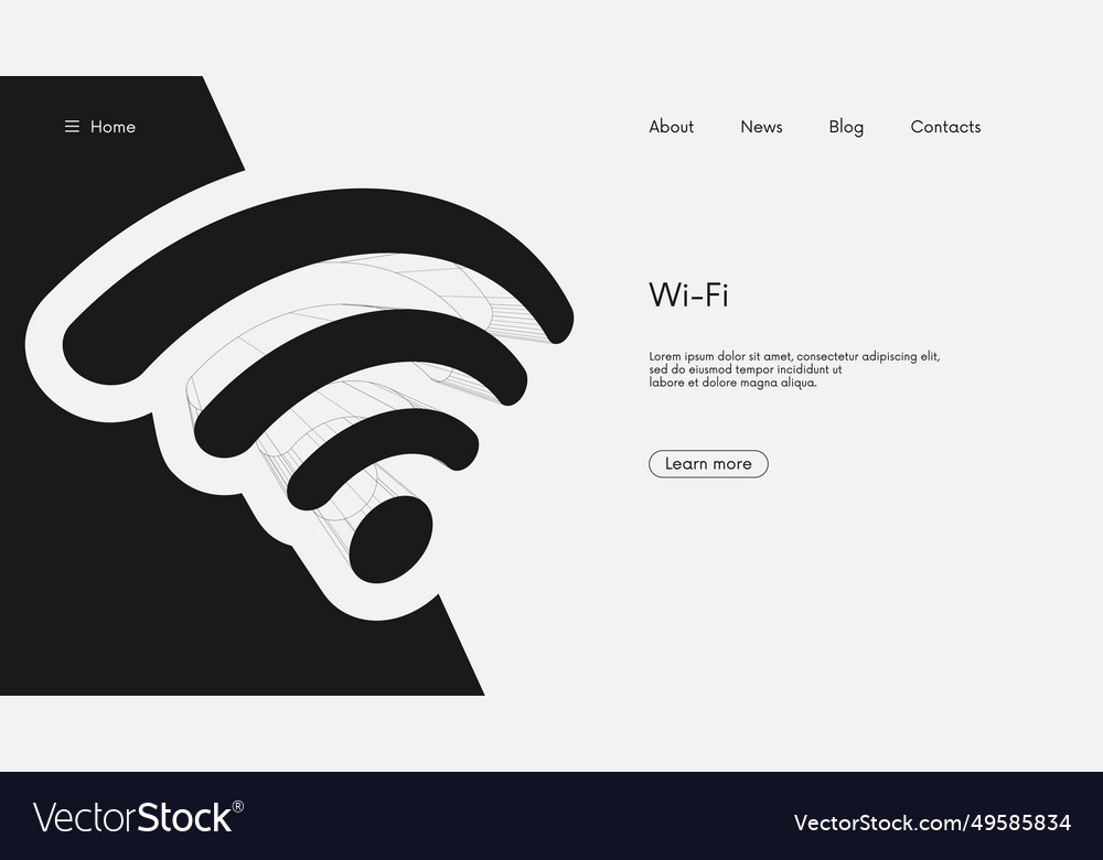 Wi fi symbol wireless networking digital hi tech