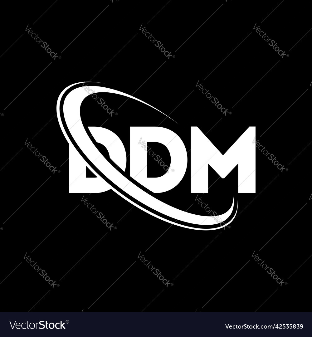 Ddm logo letter design