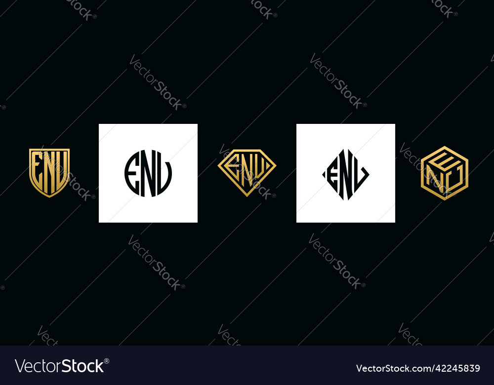 ENV Initial Logo Concepts - Shield & Geometric