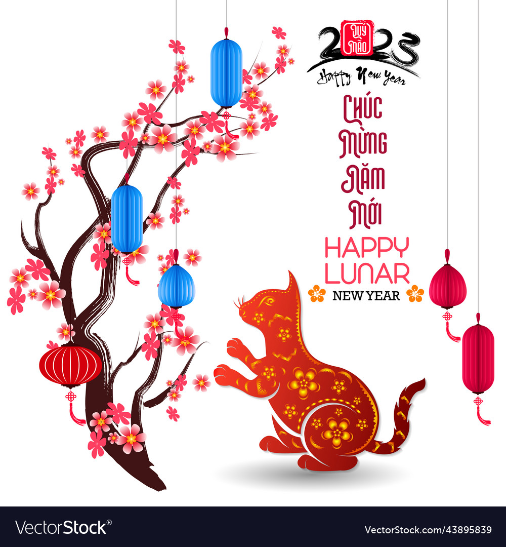 Happy lunar new year 2023 vietnamese