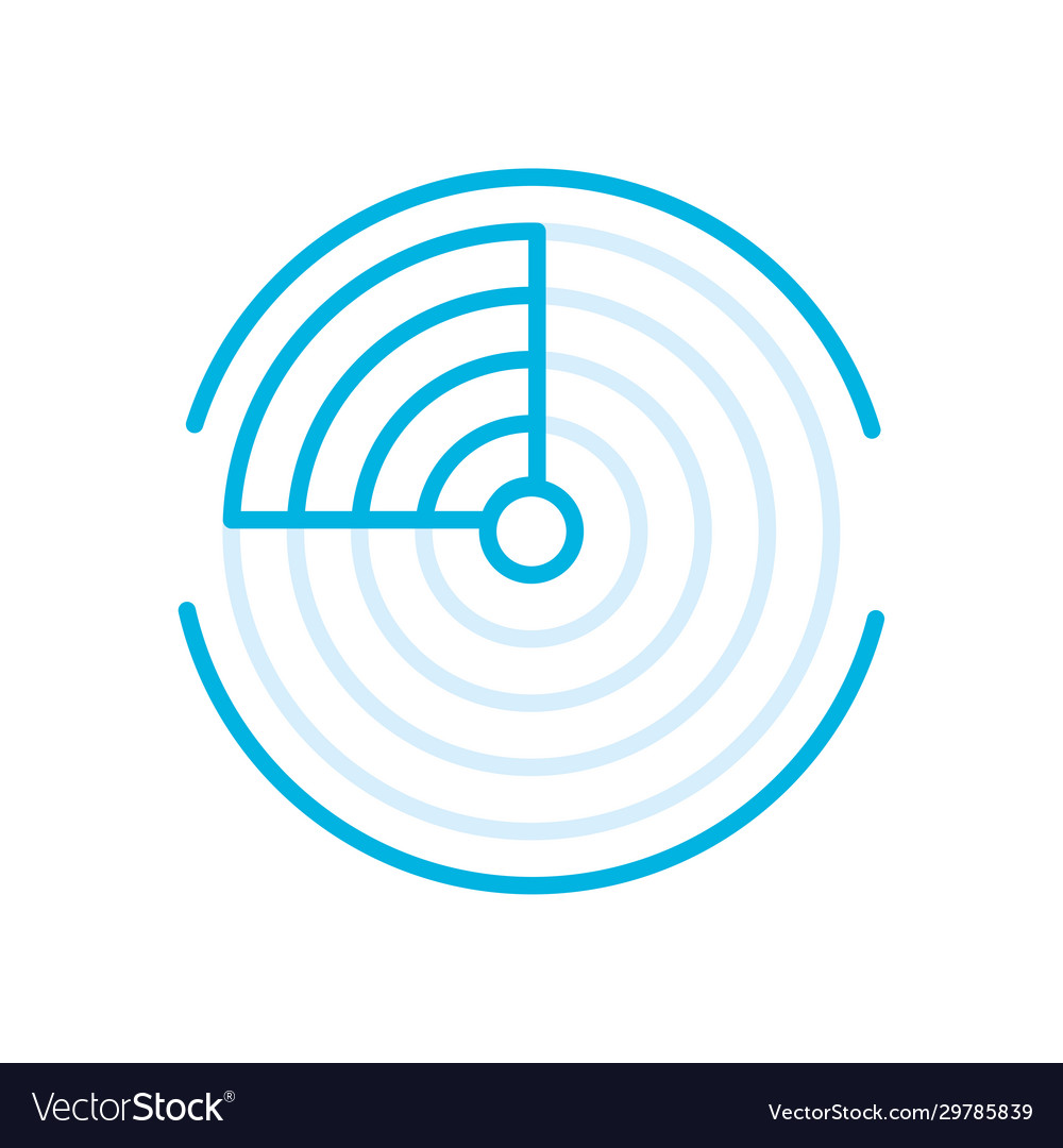 Isolated circle with lines line style icon