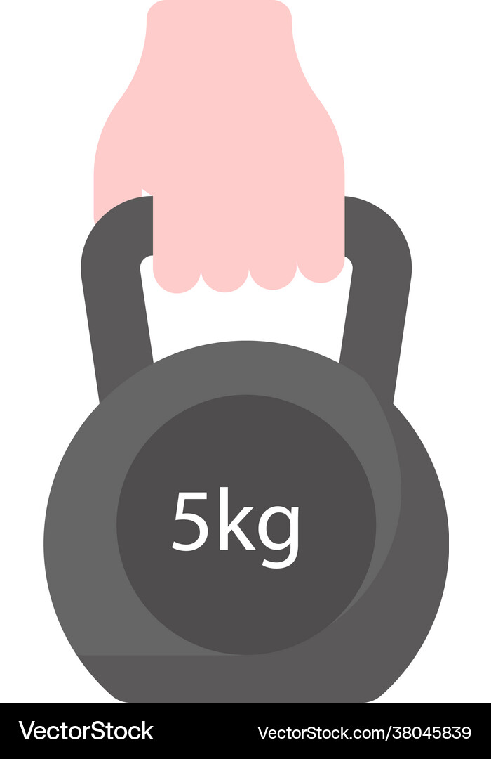 Kettlebell Royalty Free Vector Image - VectorStock