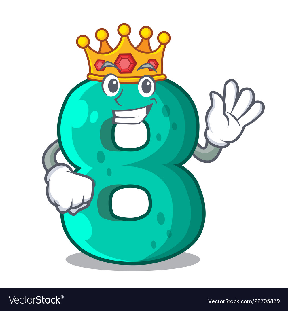 King number eight volume logo the mascot