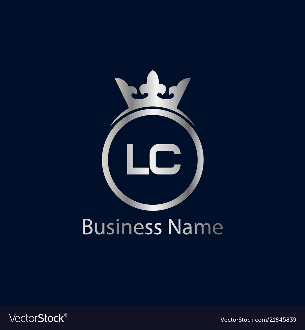 LC Initial Logo Template - Monogram Style