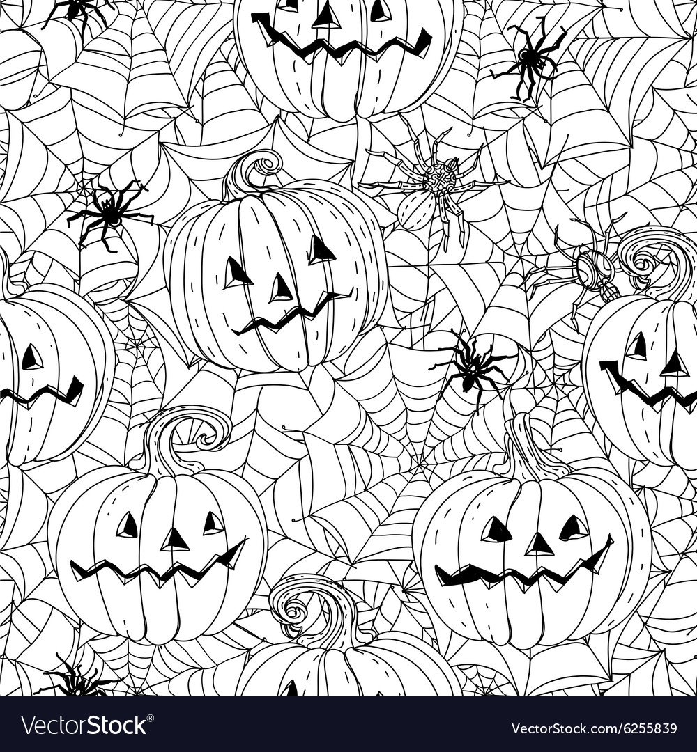 Spooky Cobweb Pattern
