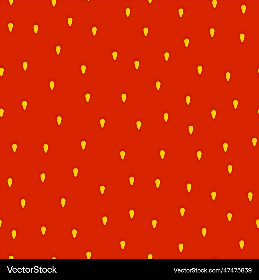 Strawberry seamless pattern Royalty Free Vector Image