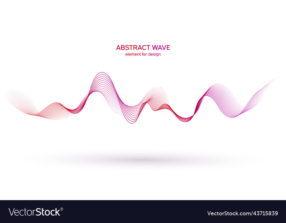 Wave colorful element abstract background digital vector image Wave colorful element abstract background digital