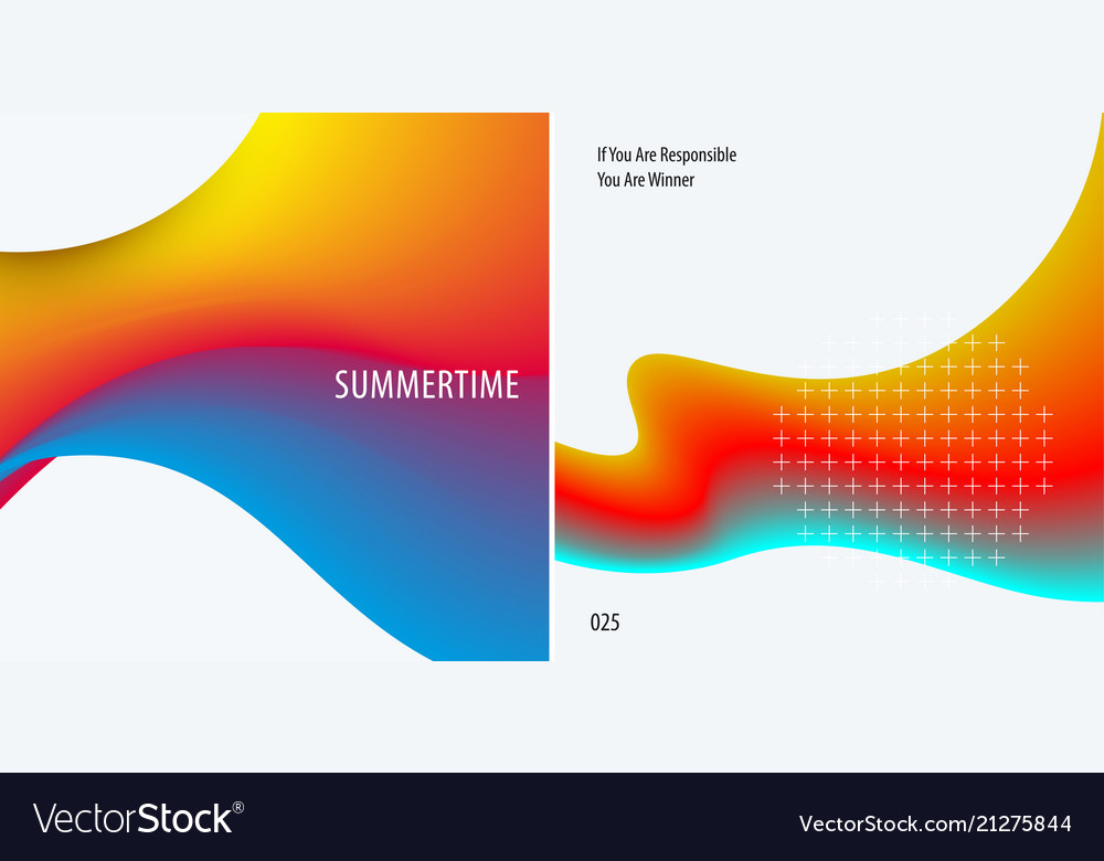 Abstract design of colourful flow elements