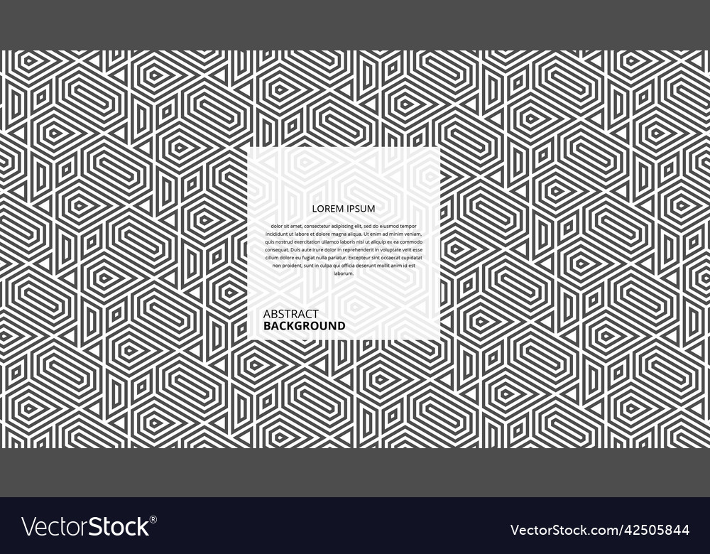 Abstract geometric polygonal lines pattern