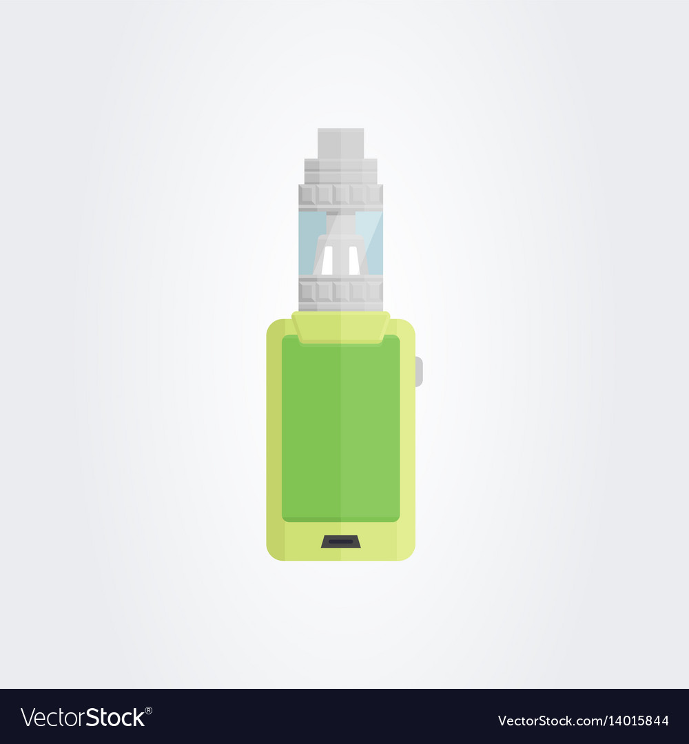 Colored flat vaping device part of big set