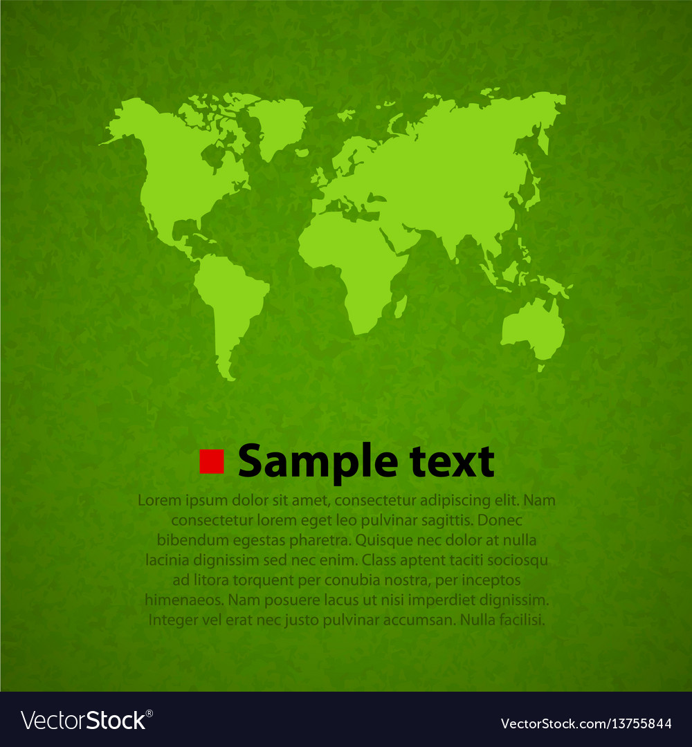 Global World Map Background