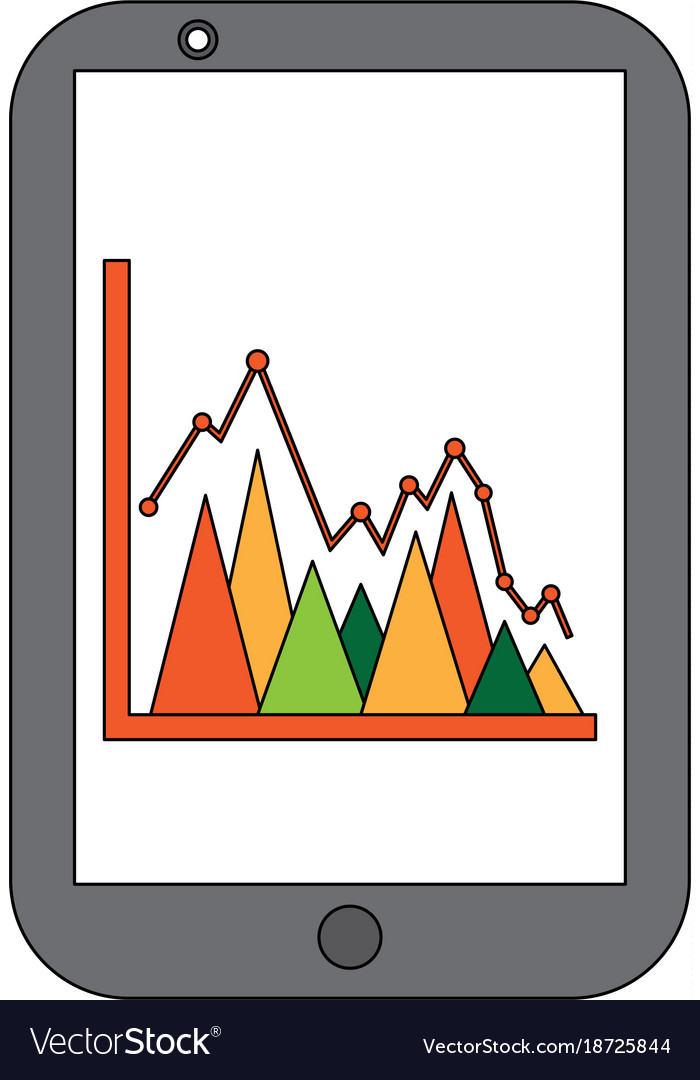 Graph chart icon image