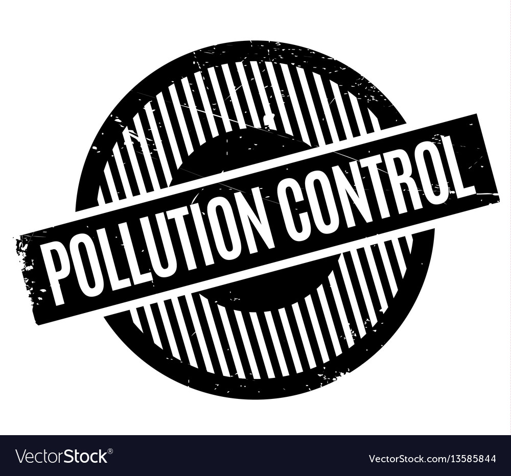 Pollution control rubber stamp