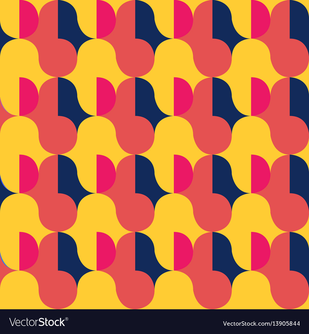 Retro abstract seamless pattern vector image Retro abstract seamless pattern