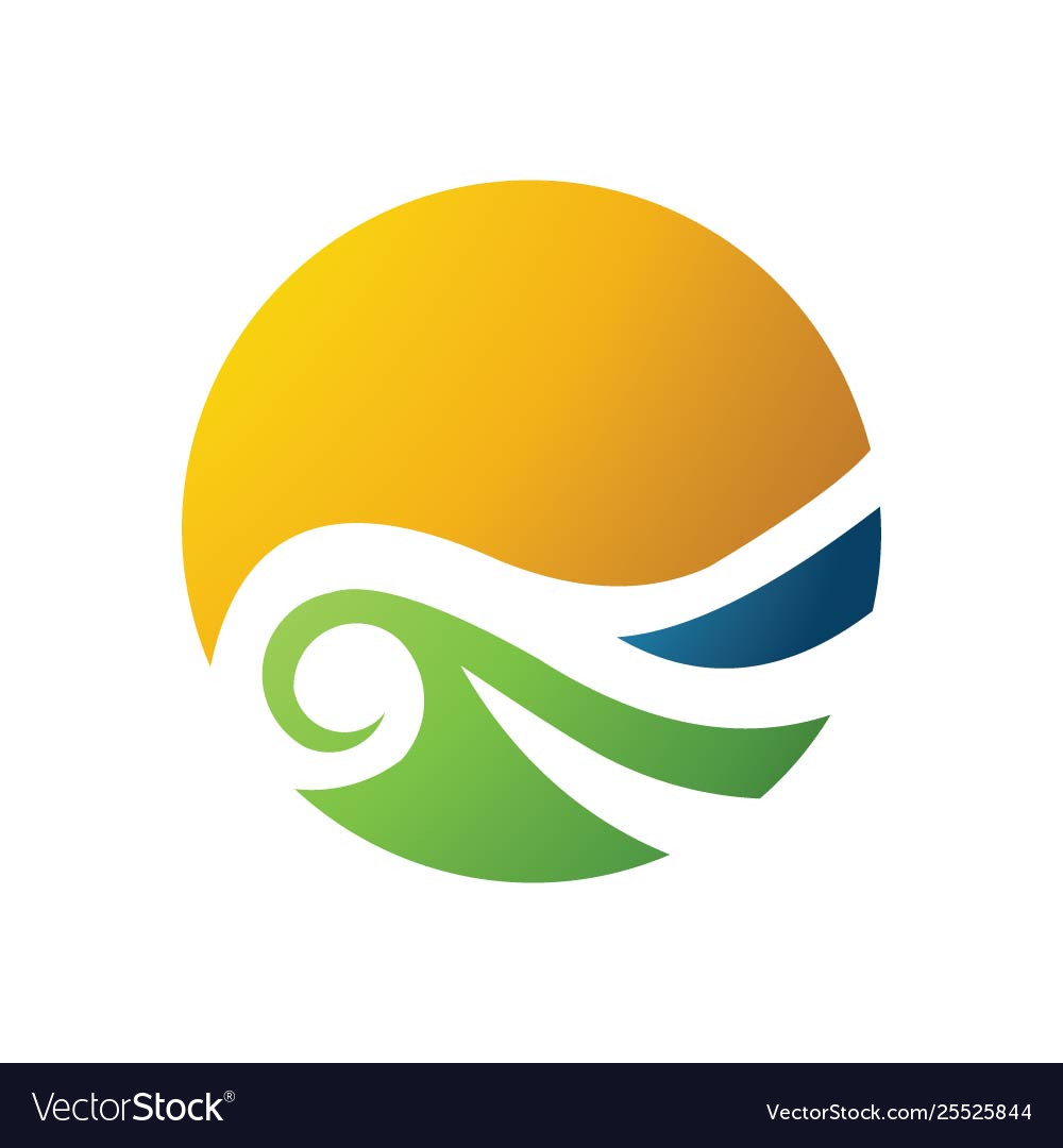 Sea logo template