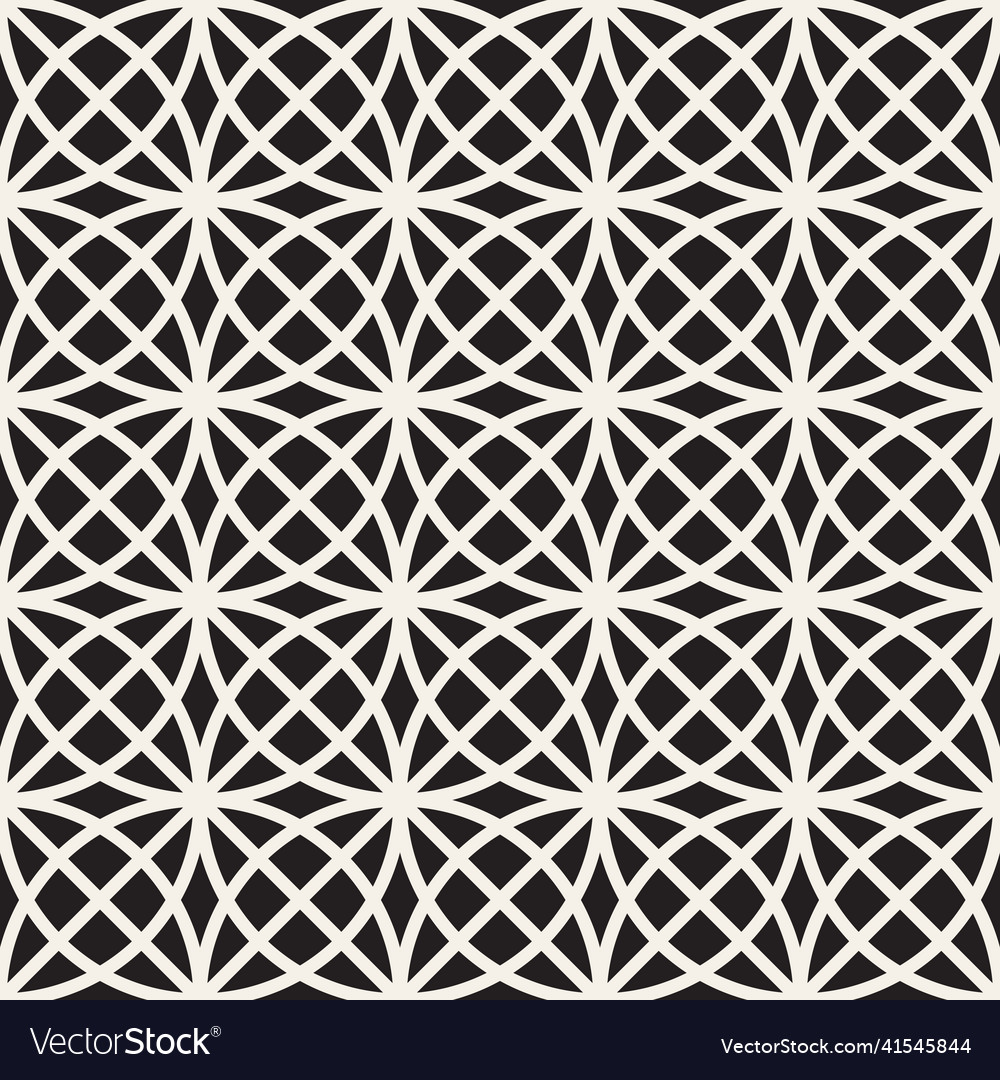 Seamless pattern repeating geometric elements