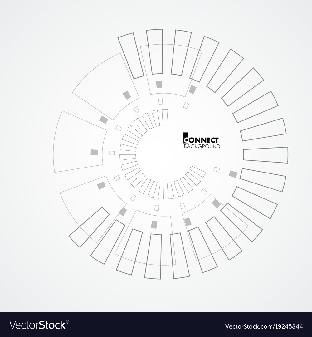 Technological circle with geometry elements