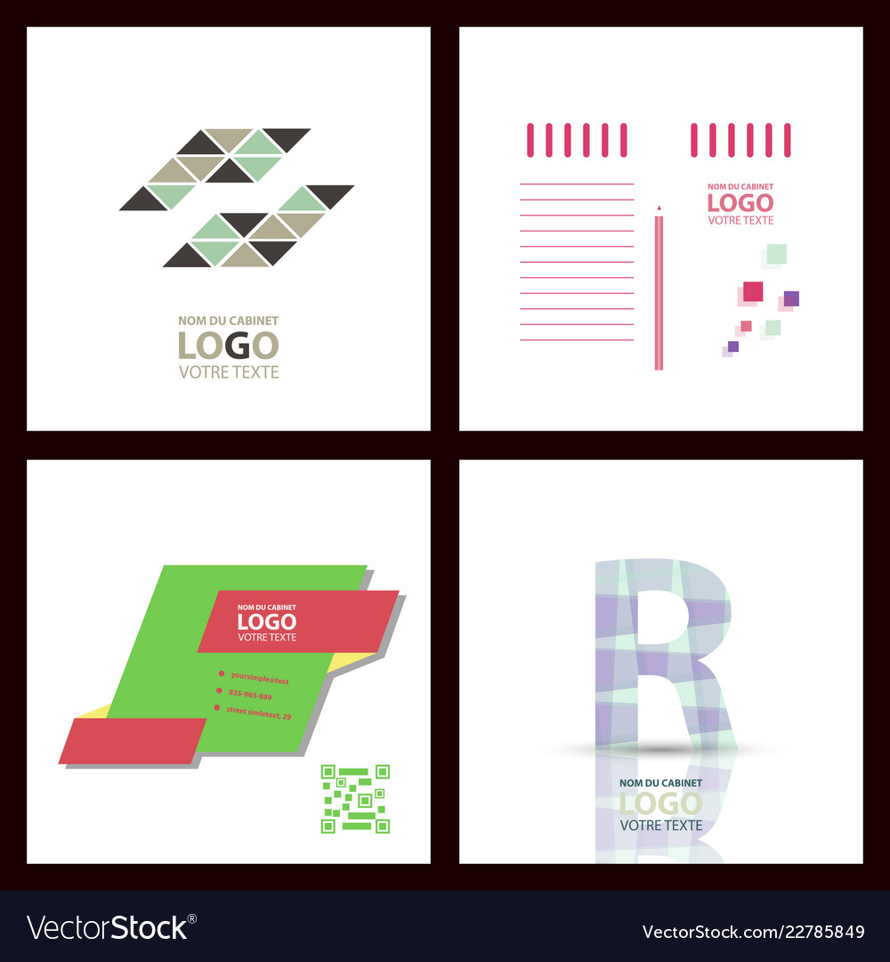 Abstract linear logotype wave flow logo symbol Vector Image Abstract linear logotype wave flow logo symbol