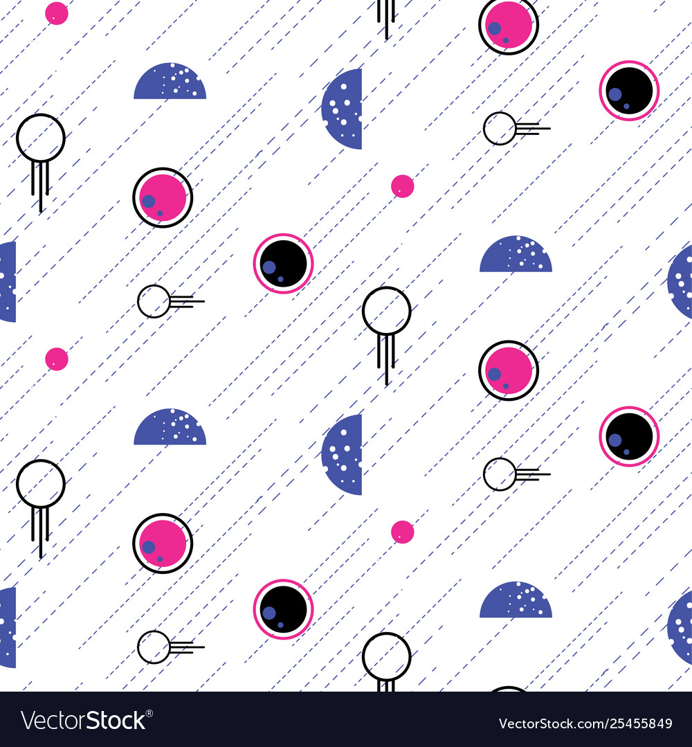 Cosmic Planets Abstract Pattern